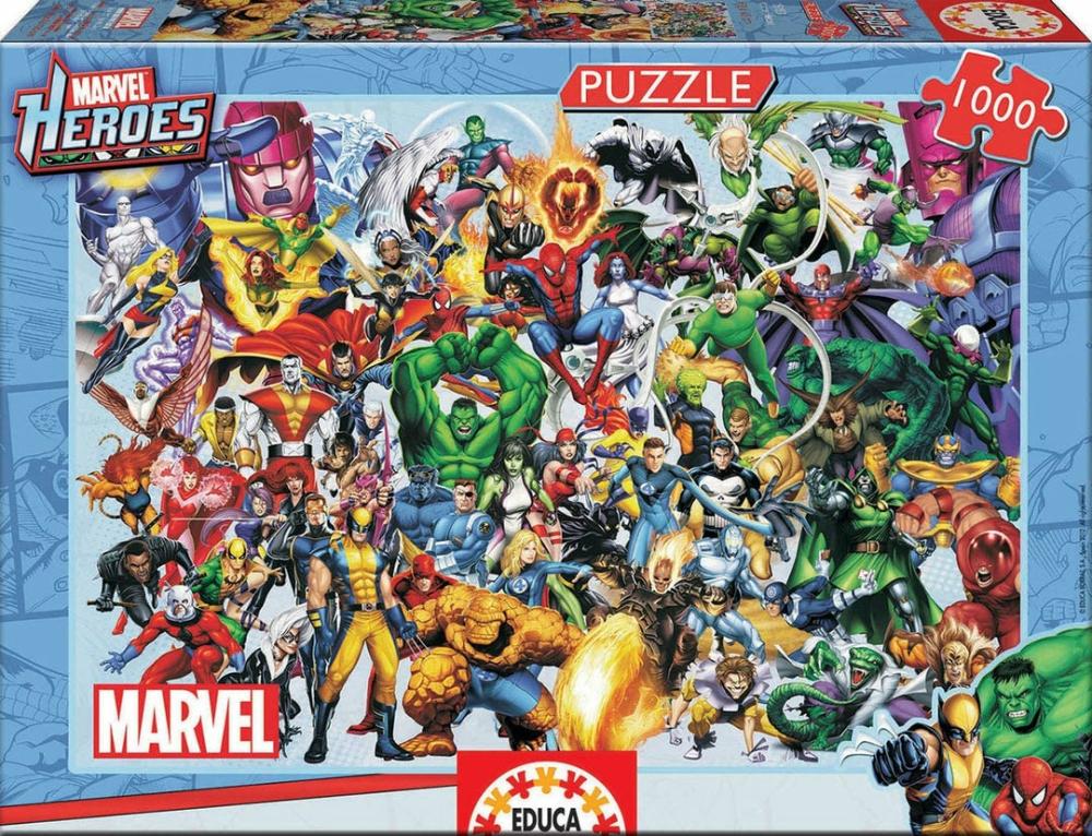 15193 – Marvel Heroes – 1000 Pieces – Puzzle  |  Puzzles Puzzles Puzzles