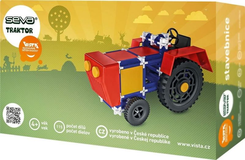 0301-5 115 Pieces Seva Tractor Construction Set, Multi Color  |  Playsets & Building Playsets & Building Playsets & Building