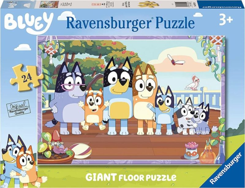 05622 Bluey Giant Floor Puzzle 24Pc  |  Puzzles Puzzles Puzzles