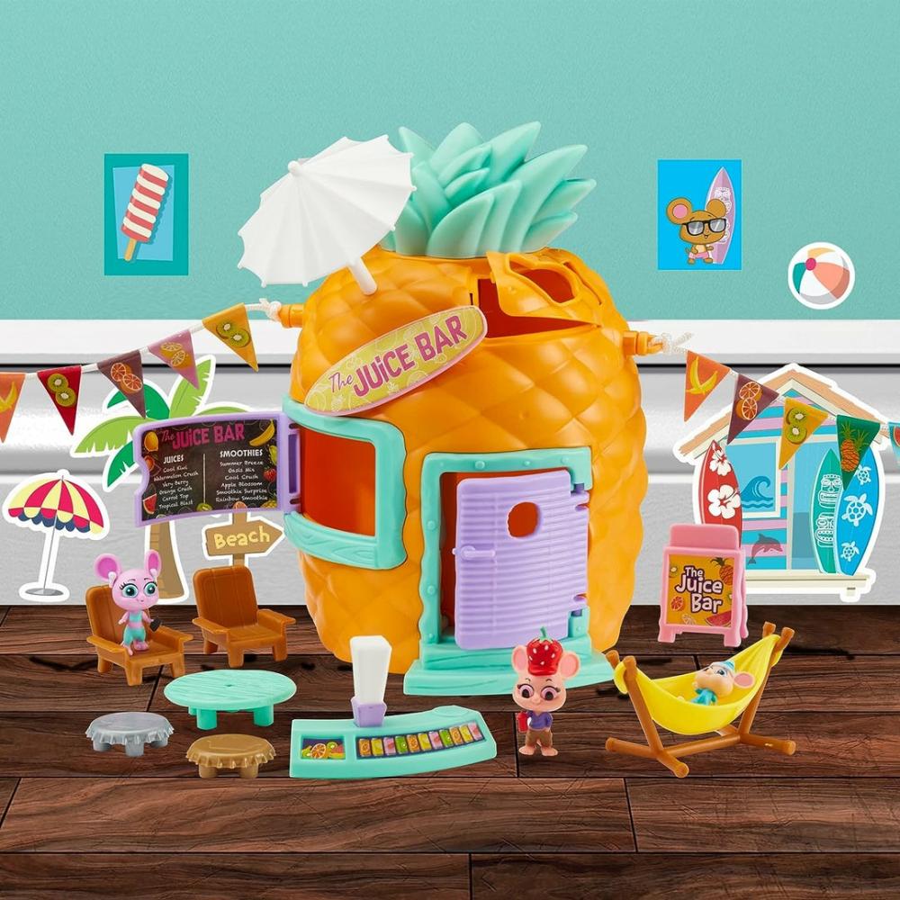 07395 Millie & Friends Mouse In The House Pineapple Juice Bar Playset  |  Play Figures & Vehicles Play Figures & Vehicles Play Figures & Vehicles