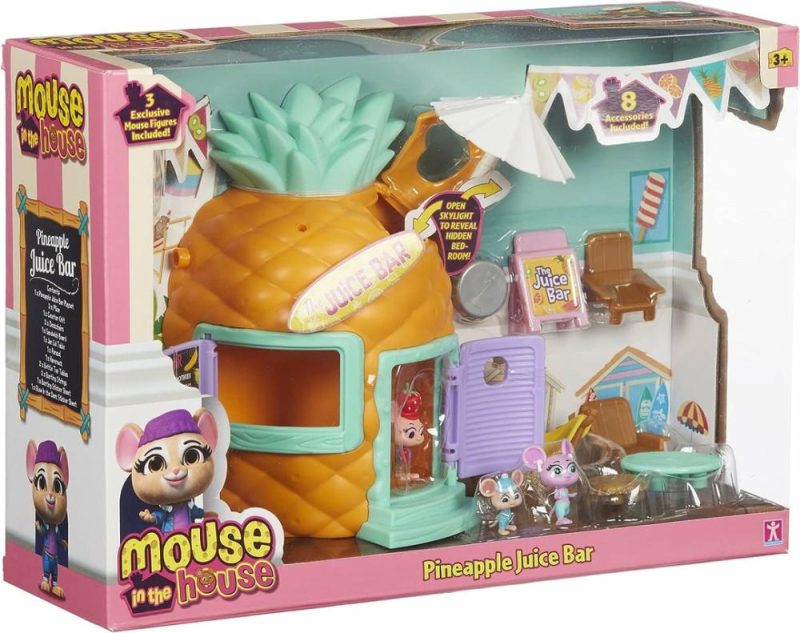 07395 Millie & Friends Mouse In The House Pineapple Juice Bar Playset  |  Play Figures & Vehicles Play Figures & Vehicles Play Figures & Vehicles