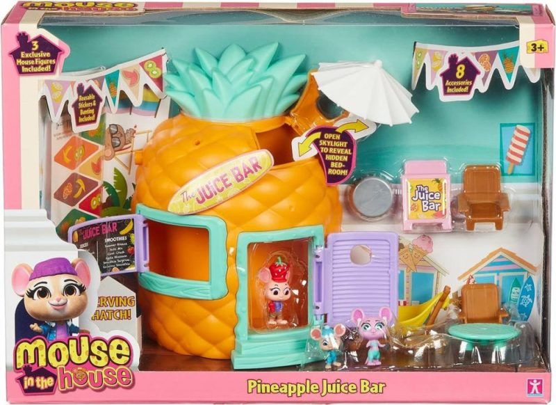 07395 Millie & Friends Mouse In The House Pineapple Juice Bar Playset  |  Play Figures & Vehicles Play Figures & Vehicles Play Figures & Vehicles