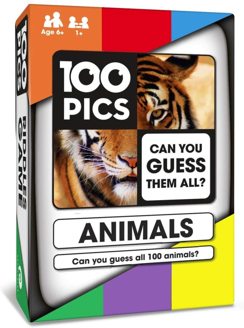 100 Pics Animals Travel Game – Family Flash Cards, Pocket Puzzles For Kids And Adults  |  Puzzles Puzzles Puzzles