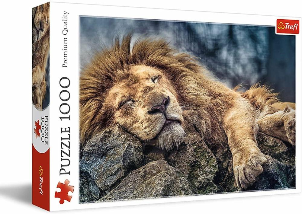 10447 "Sleeping Lion Puzzle (1000-Piece)  |  Puzzles Puzzles Puzzles