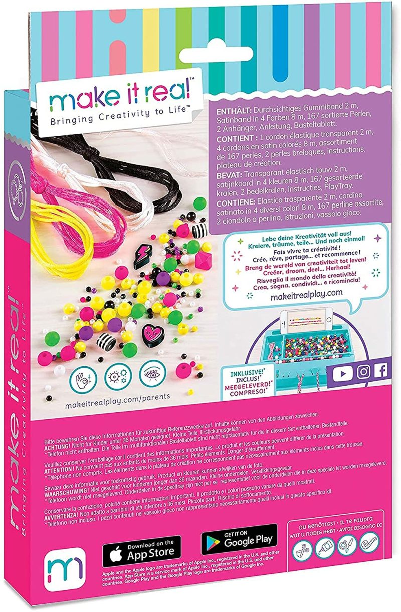 1209 Jewellery Making Sets For Children, Multi-Coloured  |  Arts & Crafts Arts & Crafts Arts & Crafts