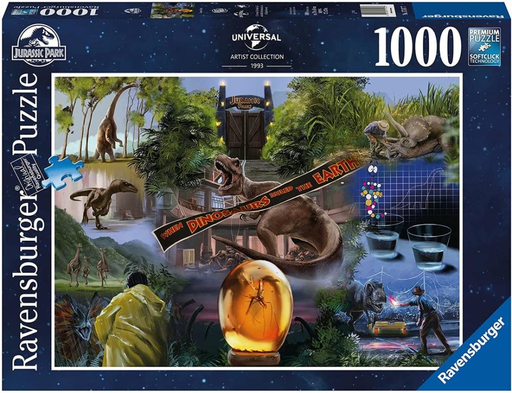 17147 Jurassic Park Movie Poster 1000Pc  |  Puzzles Puzzles Puzzles