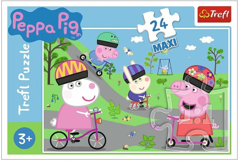 24 El. Maxi Active Peppa Child  |  Puzzles Puzzles Puzzles