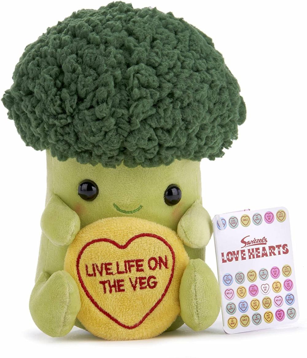 37515 Love Hearts 18Cm (7") Broccoli  |  Plushes And Soft Toys Plushes And Soft Toys Plushes And Soft Toys