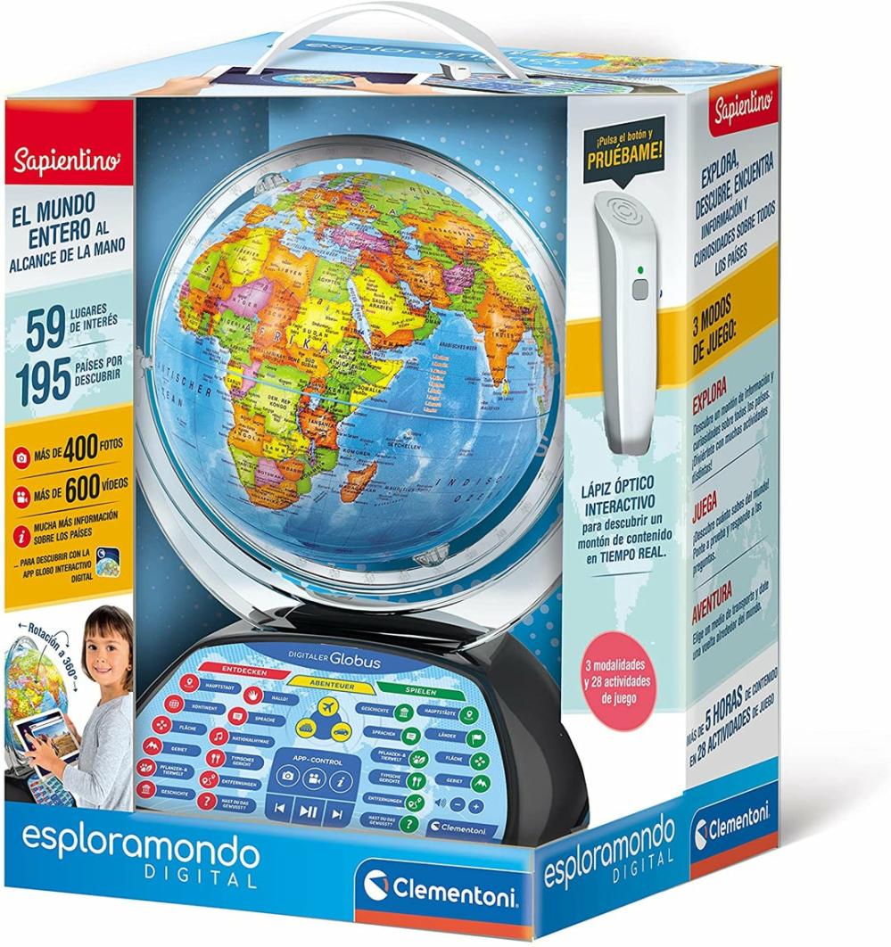 55387 Interactive Globe, Multicoloured  |  Electronic Toys Electronic Toys Electronic Toys