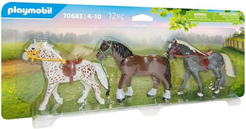 70683 3 Horses, Multicoloured, One Size  |  Pretend Play Pretend Play Pretend Play