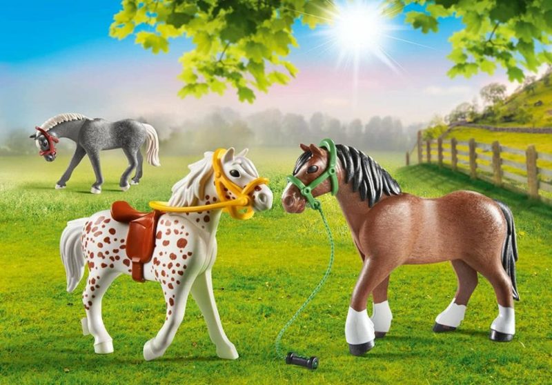 70683 3 Horses, Multicoloured, One Size  |  Pretend Play Pretend Play Pretend Play