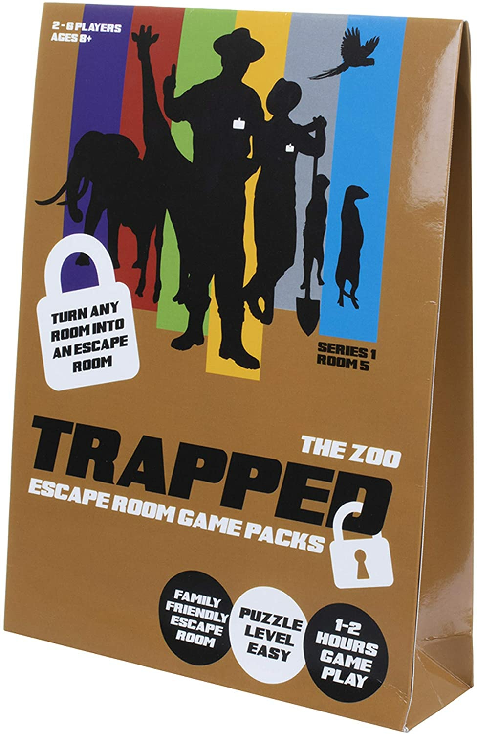 Ab Gee Abgee 539 Tz001 Ea  Escape Room Game Packs The Zoo, Multi-Colored  |  Puzzles Puzzles Puzzles