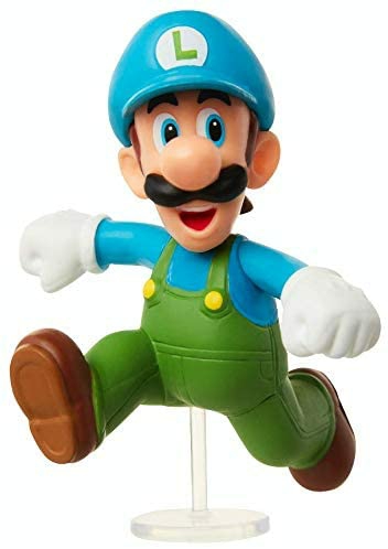 Action Figure 2.5 Inch Ice Running Luigi Collectible Toy  |  Action Figures Action Figures Action Figures