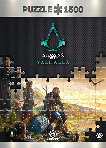 Assassin’s Creed Valhalla Vista Of England – 1500 Pieces Jigsaw Puzzle 85Cm X 58Cm | Includes Poster And Bag | Game Artwork For Adults And Teenagers  |  Puzzles Puzzles Puzzles