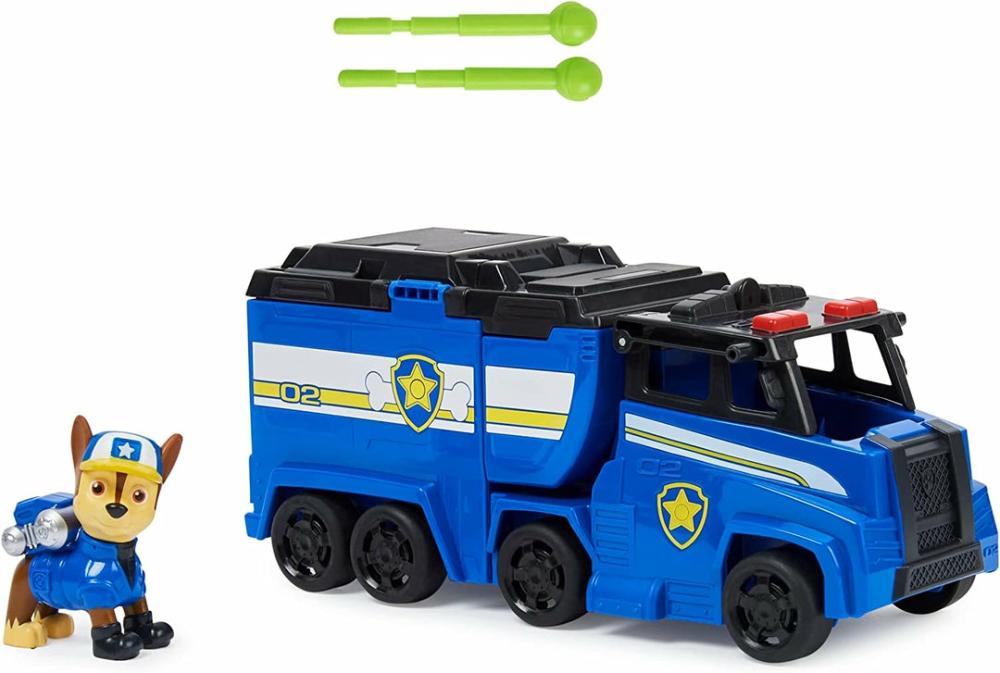 Big Truck Pups Chase Transforming Toy Truck With Collectible Action Figure  |  Playsets & Building Playsets & Building Playsets & Building