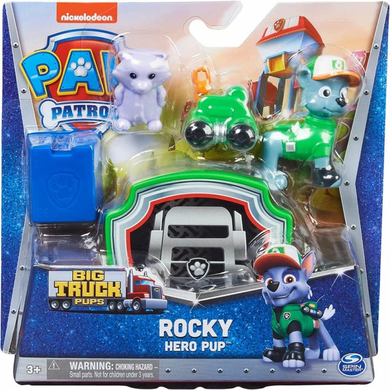 Big Truck Pups Rocky Action Figure With Clip-On Rescue Drone  |  Playsets & Building Playsets & Building Playsets & Building