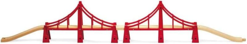 Brio World Double Suspension Train Bridge For Kids Age 3 Years Up – Compatible With All Brio Railway Sets & Accessories  |  Play Figures & Vehicles Play Figures & Vehicles Play Figures & Vehicles