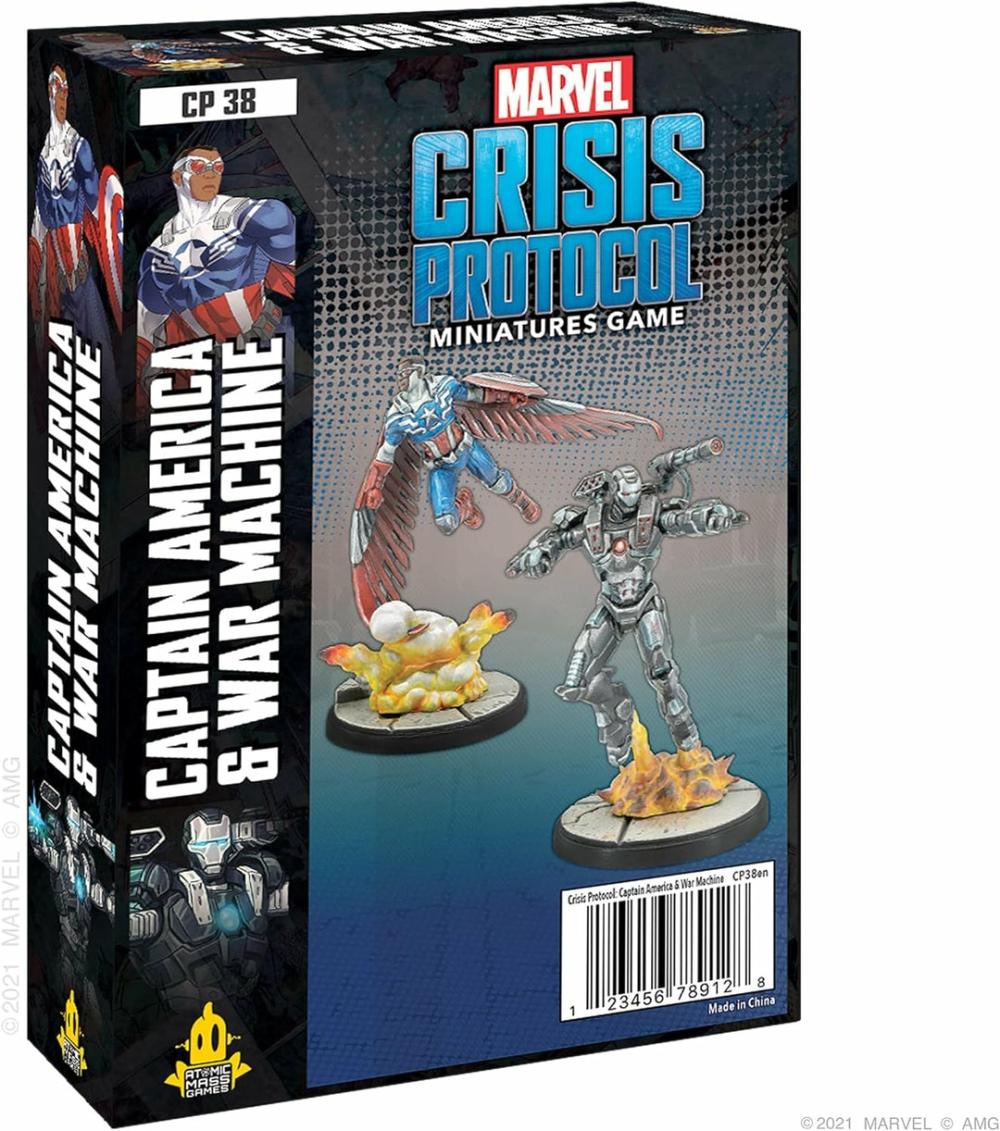 Captain America And War Machine – Marvel Crisis Protocol | Miniatures Game  |  Play Figures & Vehicles Play Figures & Vehicles Play Figures & Vehicles