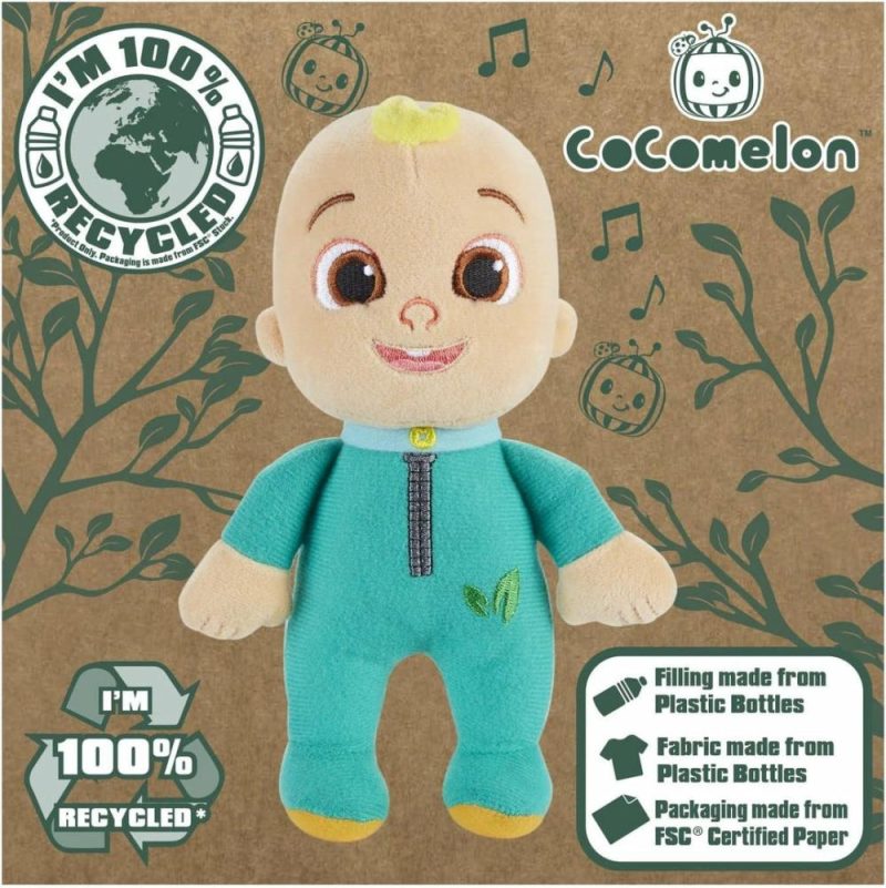 Cocomelon 23Cm Cj In Romper Suit Eco Soft Plush Toy – 100 Percent Recycled Materials  |  Plushes And Soft Toys Plushes And Soft Toys Plushes And Soft Toys