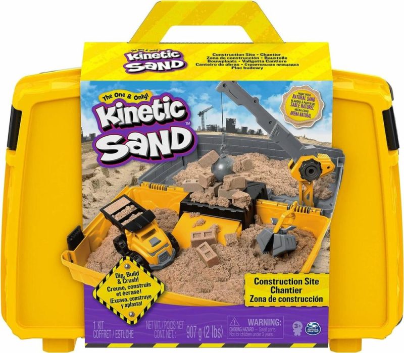 Construction Site Folding Sandbox Playset With Vehicle And 907G  |  Arts & Crafts Arts & Crafts Arts & Crafts