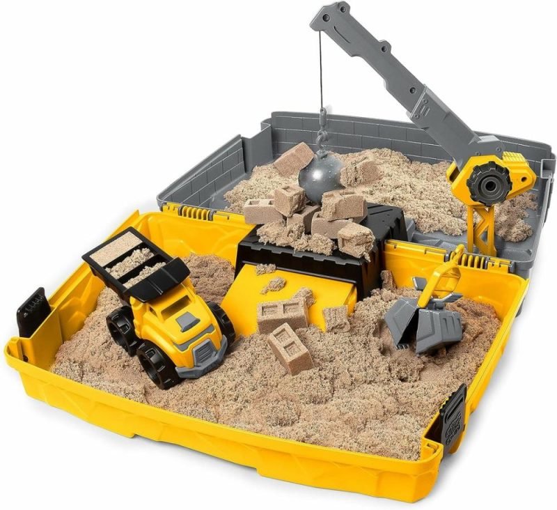 Construction Site Folding Sandbox Playset With Vehicle And 907G  |  Arts & Crafts Arts & Crafts Arts & Crafts