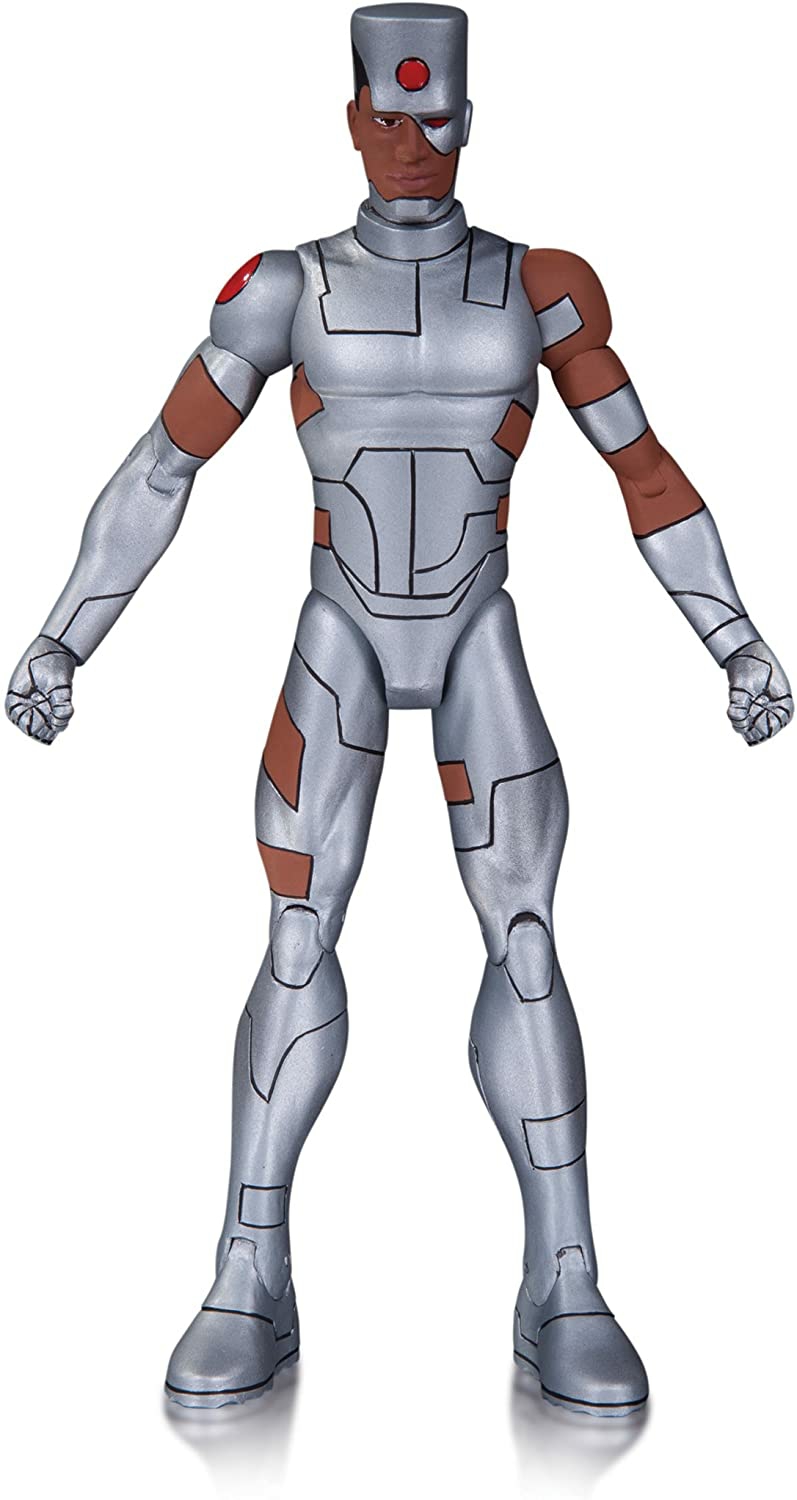 Dc Comics "Designer Dodson Earth 1 Teen Titans Cyborg Action Figure (Full Colour)  |  Play Figures & Vehicles Play Figures & Vehicles Play Figures & Vehicles