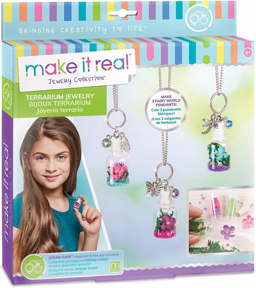 Diy Terrarium Jewelry Terrarium Bottle Pendant Making Kit For Girls  |  Arts & Crafts Arts & Crafts Arts & Crafts