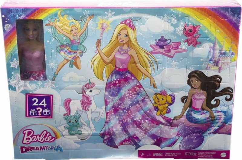 Dreamtopia Advent Calendar With  Doll & 24 Surprises Including Fairytale Fashions, Pets & Accessories, Holiday Gift For 3 To 7 Year Olds  |  Dolls & Accessories Dolls & Accessories Dolls & Accessories