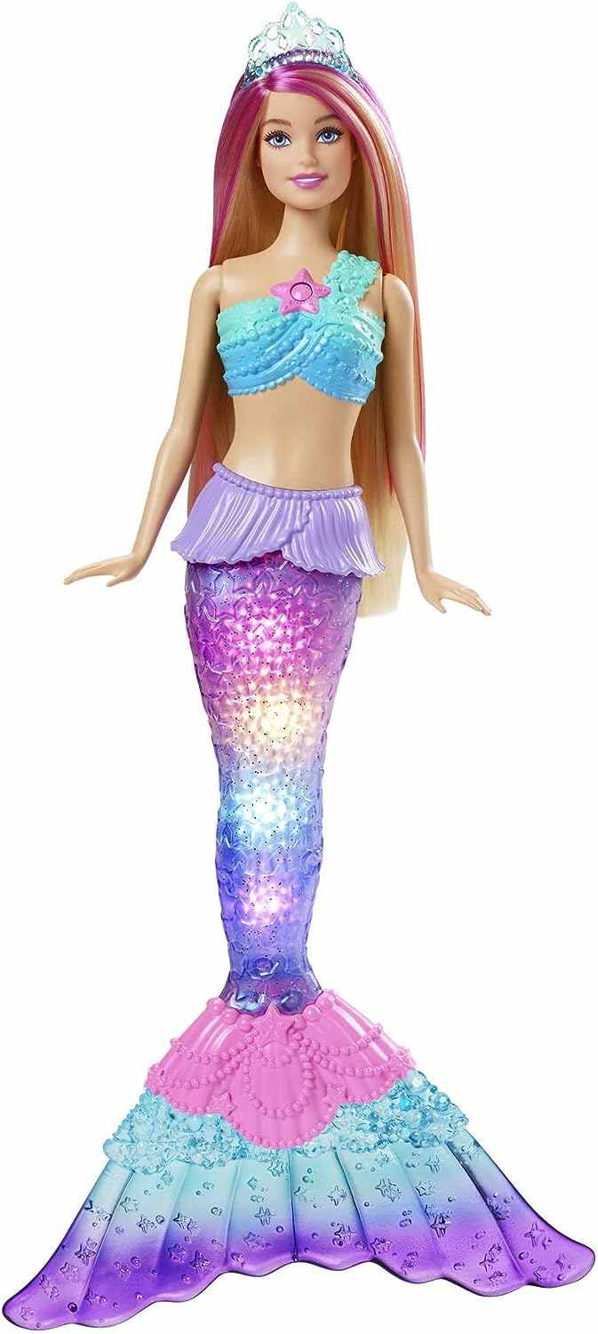 Dreamtopia Twinkle Lights Mermaid Doll With Light-Up Feature, 3 To 7 Year  |  Dolls & Accessories Dolls & Accessories Dolls & Accessories