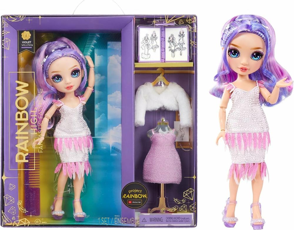 Fantastic Violet Willow Purple Doll Fashion Playset  |  Dolls & Accessories Dolls & Accessories Dolls & Accessories