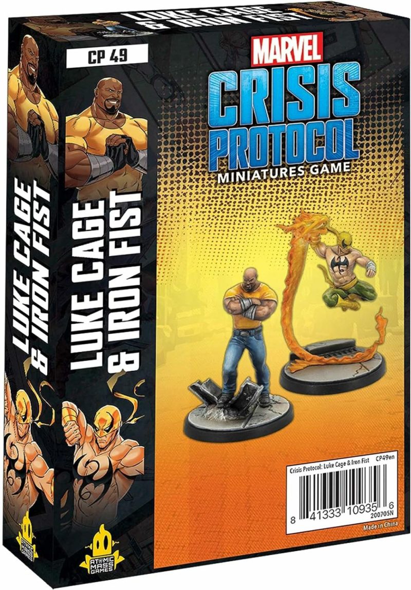 Fantasy Flight Games – Marvel Crisis Protocol: Luke Cage And Iron Fist – Miniatures Game  |  Action Figures Action Figures Action Figures