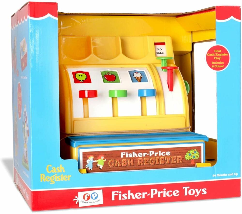 Fisher Price Classics 2073 Cash Register Toy  |  Pretend Play Pretend Play Pretend Play