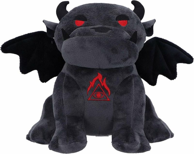 Fluffy Fiends Gargoyle Cuddly Plush Toy 20Cm, Black  |  Plushes And Soft Toys Plushes And Soft Toys Plushes And Soft Toys