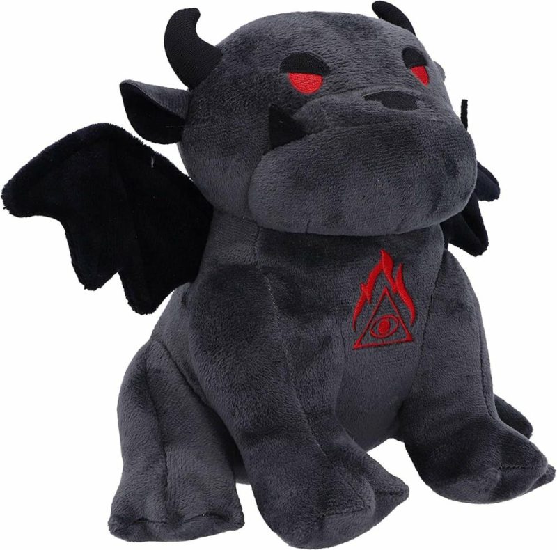 Fluffy Fiends Gargoyle Cuddly Plush Toy 20Cm, Black  |  Plushes And Soft Toys Plushes And Soft Toys Plushes And Soft Toys