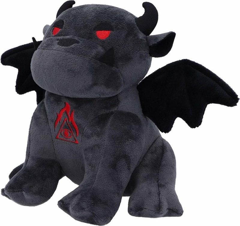 Fluffy Fiends Gargoyle Cuddly Plush Toy 20Cm, Black  |  Plushes And Soft Toys Plushes And Soft Toys Plushes And Soft Toys