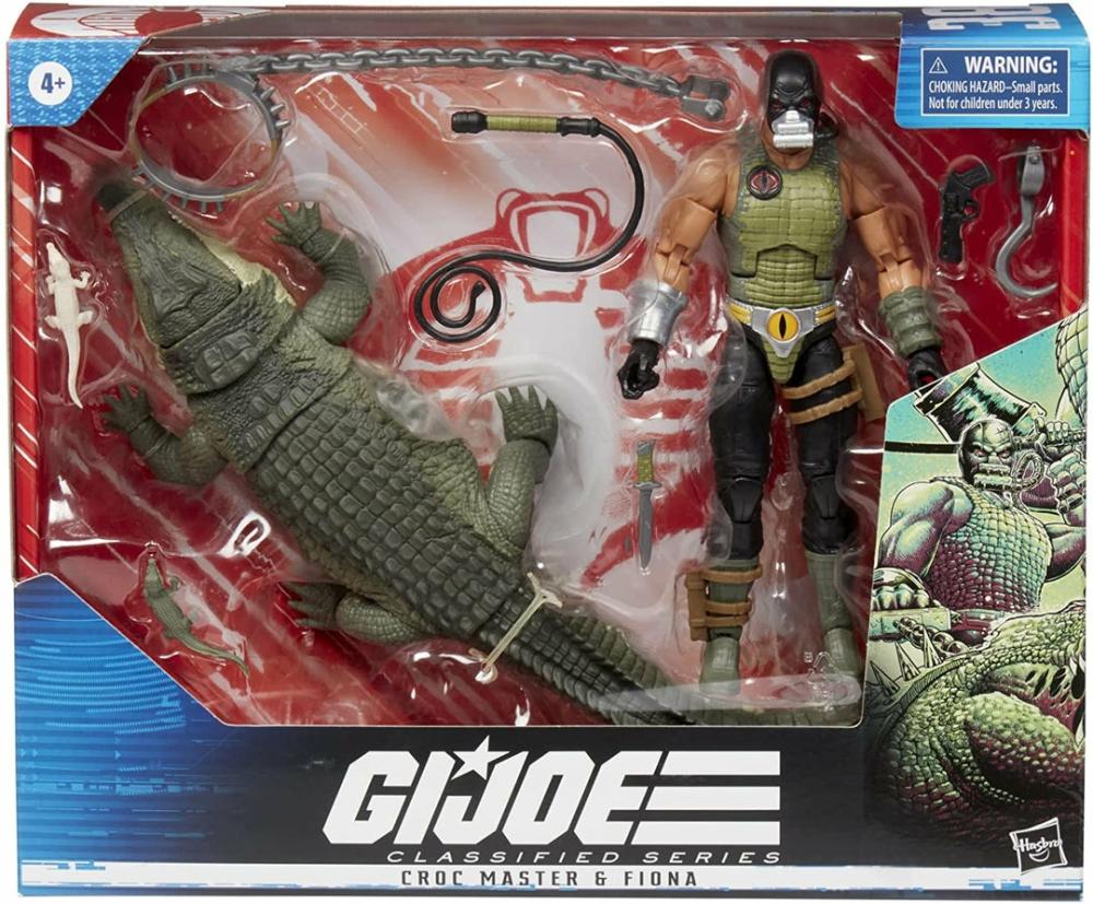 G.I. Joe Classified Series Croc Master & Fiona Action Figures 38 Collectible Pre  |  Action Figures Action Figures Action Figures