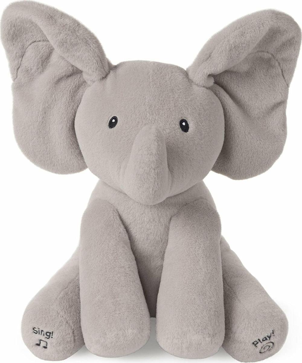 Gund Animated Flappy The Elephant Stuffed Animal Plush, Grey  |  Electronic Toys Electronic Toys Electronic Toys