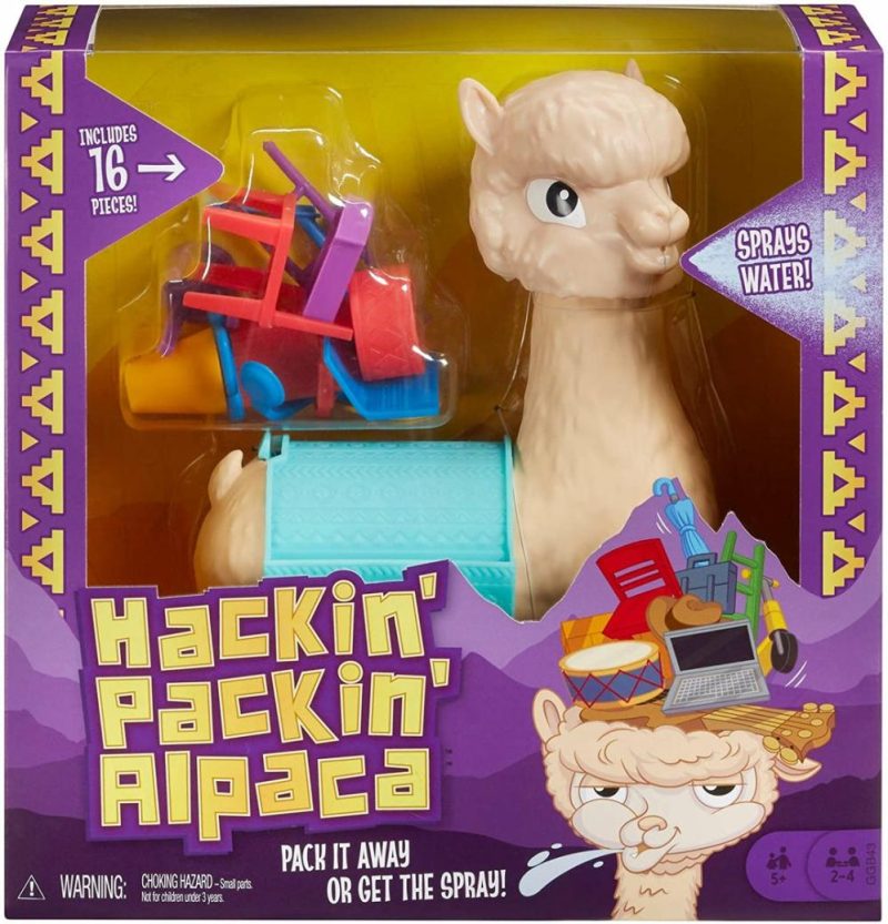 Hackin’ Packin’ Alpaca Kids Game With Spitting Alpaca, For 5 Year Olds And Up  |  Playsets & Building Playsets & Building Playsets & Building