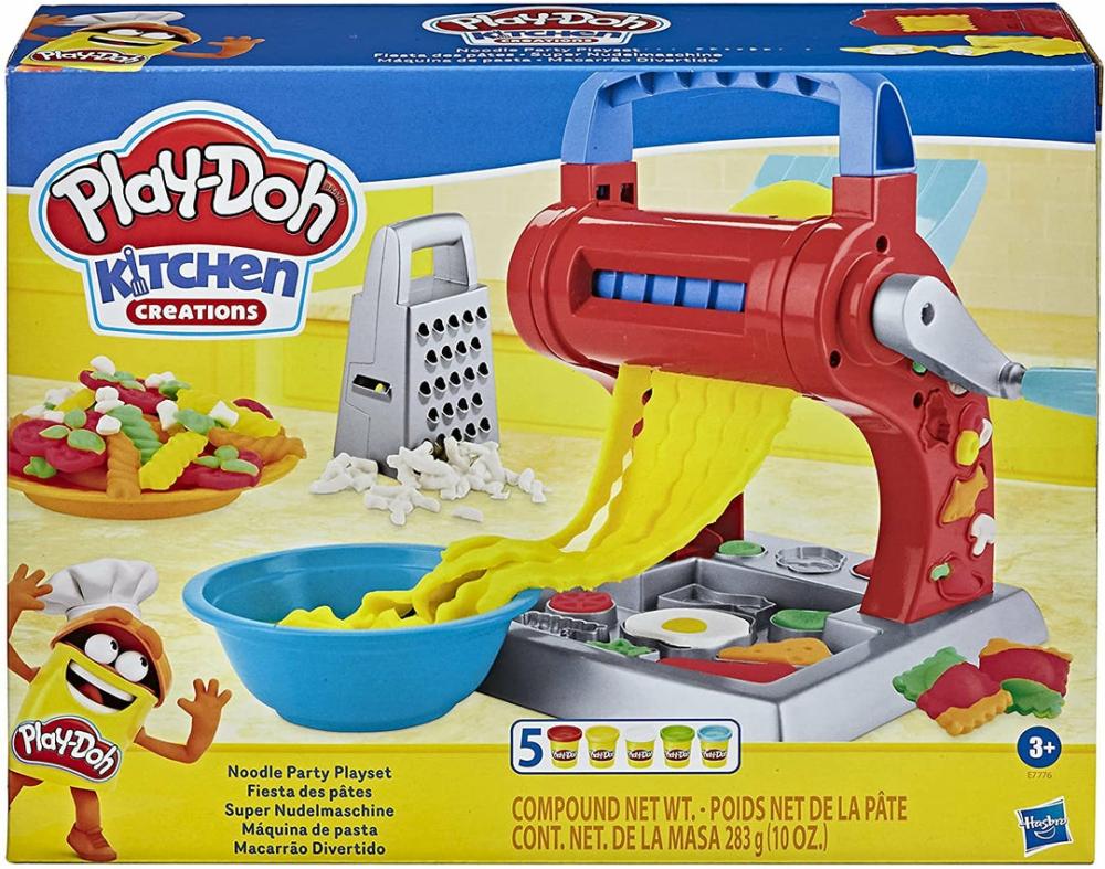 Kitchen Creations Noodle Party Playset For Children Aged 3 And Up With 5 Non-Toxic Colours  |  Playsets & Building Playsets & Building Playsets & Building