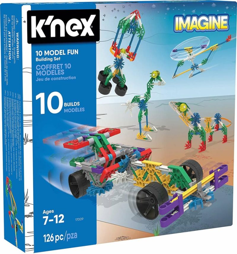 Knex Imagine 10 Model Building Fun Set For Ages 7+ Engineering Education Toy 126  |  Playsets & Building Playsets & Building Playsets & Building