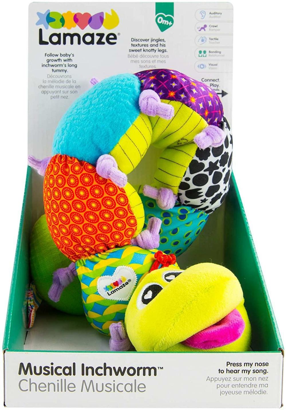 Lamaze Musical Inchworm Baby Toy Soft Baby Sensory Toy With Colours  |  Plushes And Soft Toys Plushes And Soft Toys Plushes And Soft Toys