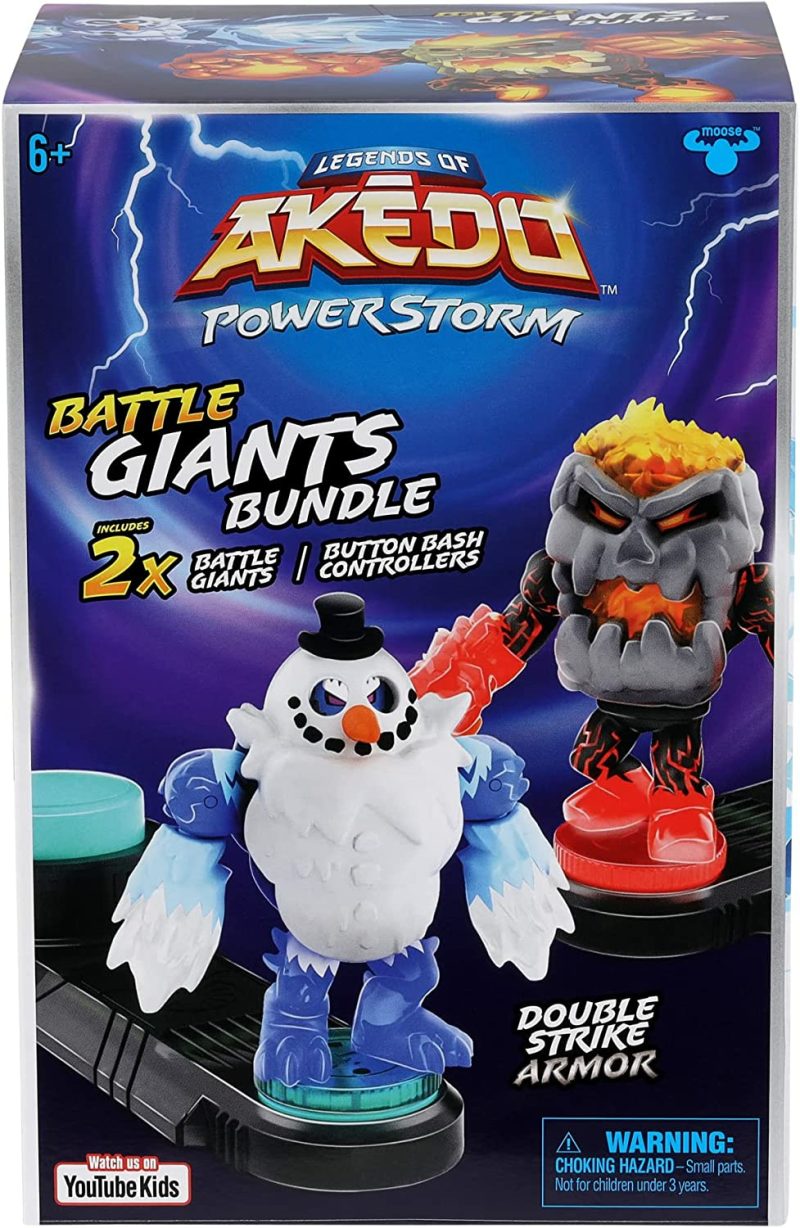 Legends Of  Powerstorm Giants Bundle 2 Giants Battling Warriors Volcrag Vs Shatterclaw With Double Strike Armor And 2 Button Bash Controllers  |  Dolls & Accessories Dolls & Accessories Dolls & Accessories