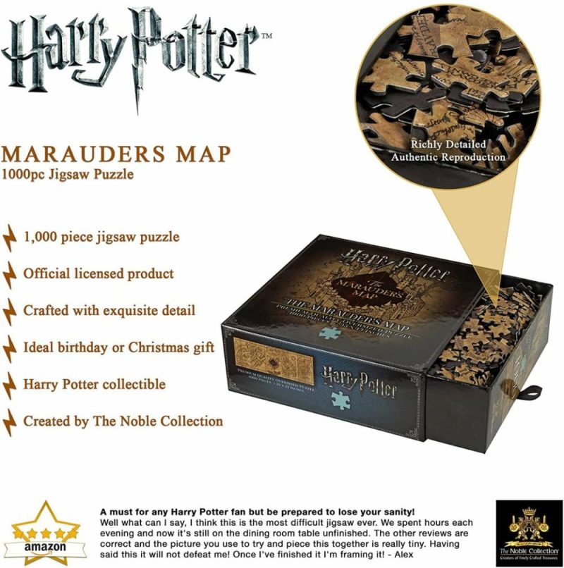 Marauders Map 1,000Pc Jigsaw Puzzle Oversized  |  Puzzles Puzzles Puzzles