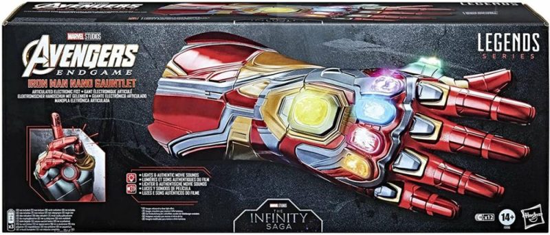 Marvel Legends Series Iron Man Nano Gauntlet Articulated Electronic Fis  |  Pretend Play Pretend Play Pretend Play