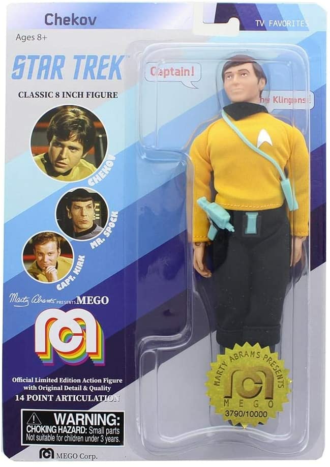 Mego Chekov Action Figure 8"  |  Action Figures Action Figures Action Figures