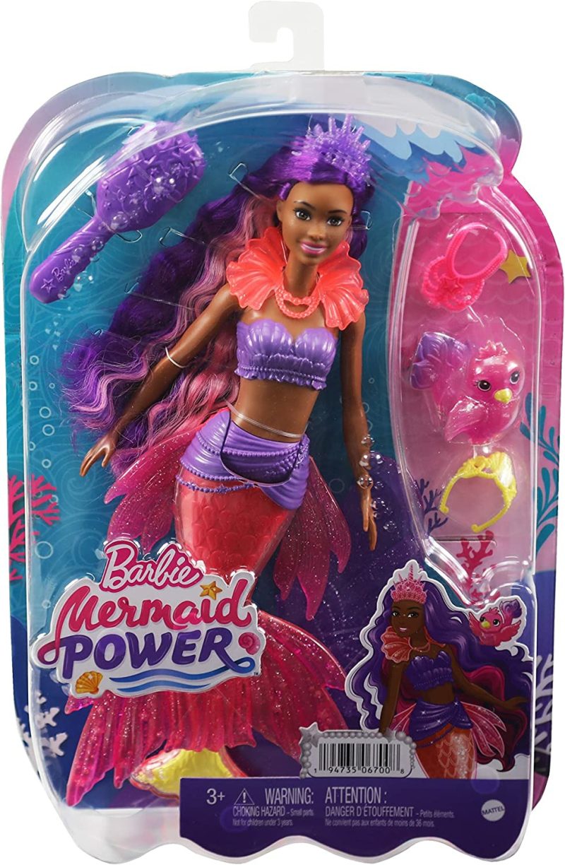 Mermaid Power  "Brooklyn" Roberts Mermaid Doll With Pet, Interchang  |  Dolls & Accessories Dolls & Accessories Dolls & Accessories