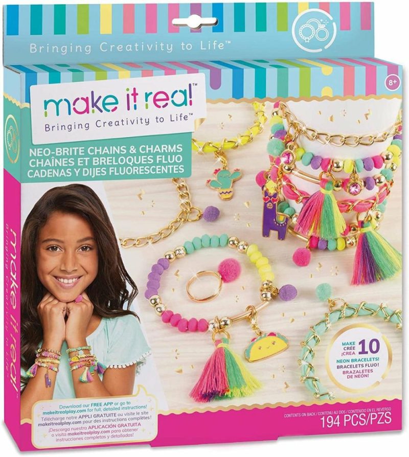 Neo-Brite Chains And Charms Diy Gold Chain Charm Bracelet Making  |  Arts & Crafts Arts & Crafts Arts & Crafts