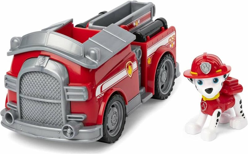 Paw Patrol, Marshall’s Fire Engine Vehicle With Collectible Figure, For Kids Age  |  Play Figures & Vehicles Play Figures & Vehicles Play Figures & Vehicles