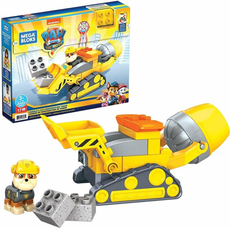 Paw Patrol The Movie: Rubble’s City Construction Truck Set  |  Playsets & Building Playsets & Building Playsets & Building