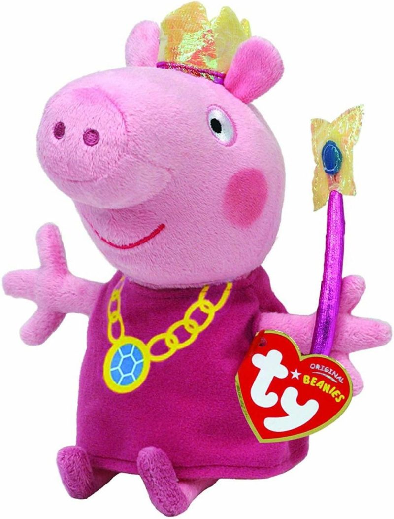 Peppa Pig Princess Peppa Plush Toy 7"  |  Plushes And Soft Toys Plushes And Soft Toys Plushes And Soft Toys